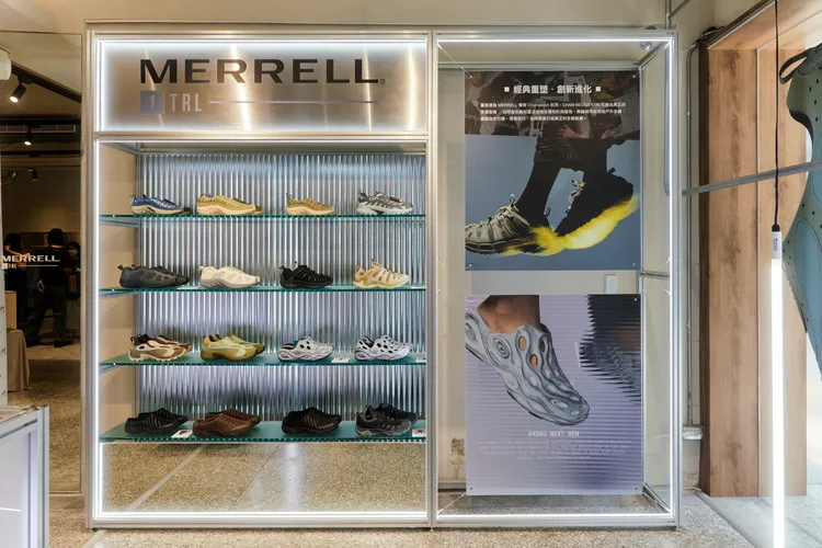 MERRELL在中山區打造高端支線1TRL系列快閃店。品牌提供