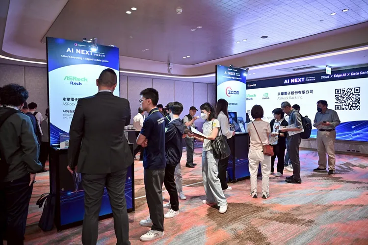 AI NEXT FORUM邀請多家廠商現場展示。TCA提供