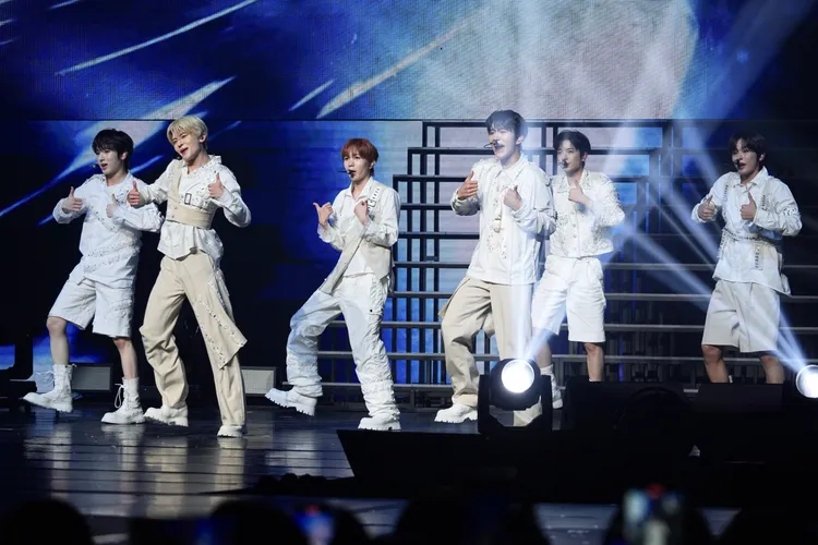 NCT WISH展現青春活力。彭欣偉攝