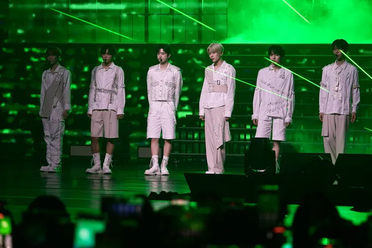 NCT WISH首度來台，中文表示「很開心」。彭欣偉攝