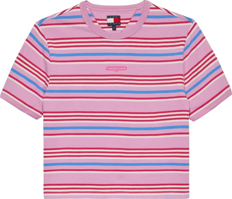 TOMMY HILFIGER條紋Logo T-shirt，1980元。品牌提供