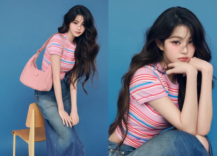 張員瑛擁有洋娃娃般的精緻臉蛋。品牌提供