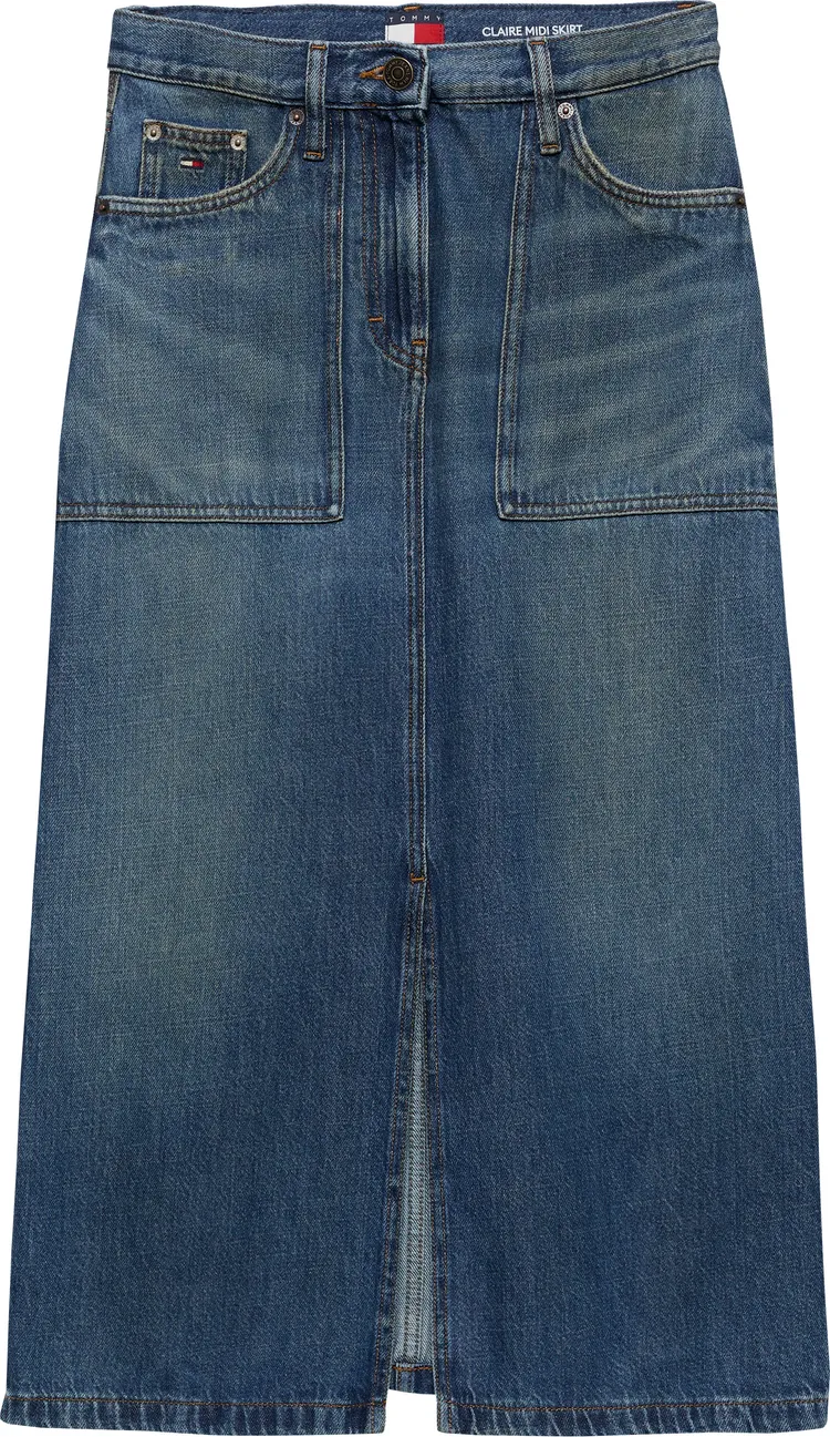 TOMMY HILFIGER牛仔中長裙，4780元。品牌提供