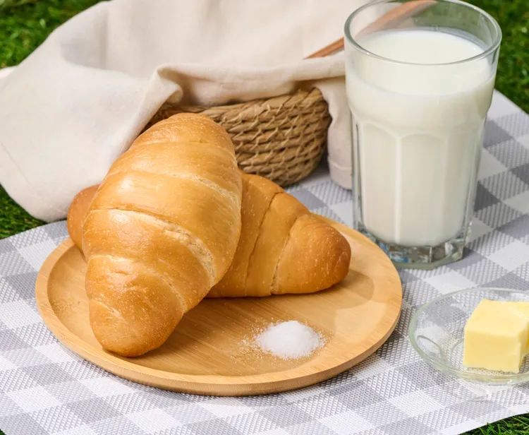 ▲ 法國進口奶油搭配日曬海鹽，鹹香好滋味。