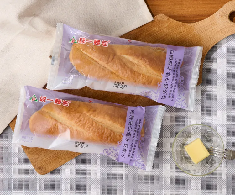 ▲ 麵包體Q彈韌性，就像奶香版的法式香吻。