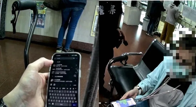 警方苦口婆心勸說，女子總算願意說出真相，也證實遇上網路詐騙。翻攝照片