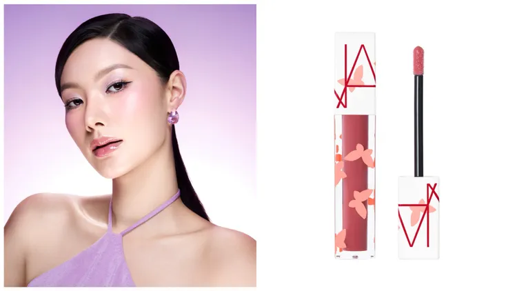 NRAS激情過後嫩唇油流光蝶羽版#507晨霧玫瑰。品牌提供