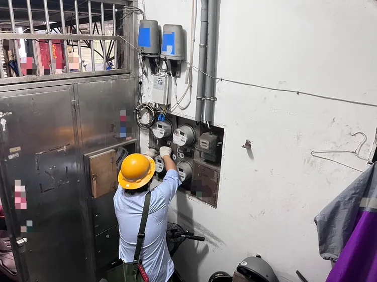 相關單位日前將該處斷水斷電。警方提供