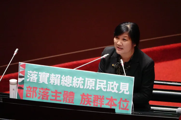 民進黨立法委員伍麗華。莊宗達攝