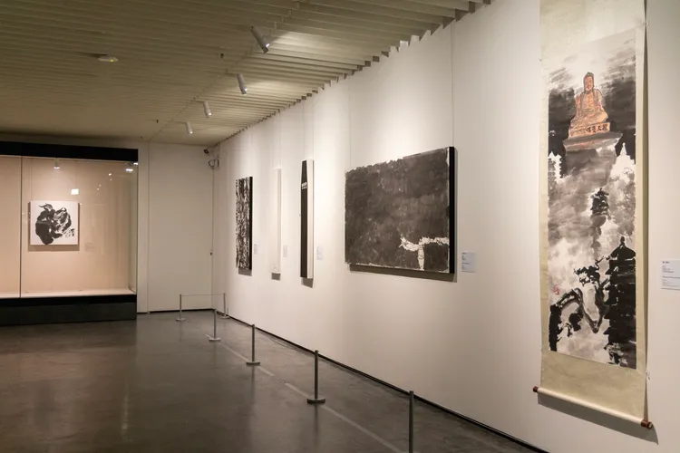 「李奇茂百年展」匯聚25個單位，展出69件經典作品。國立歷史博物館提供