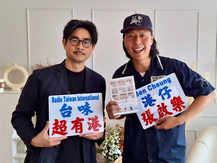 導演黃修平(左)希望跟劉冠廷合作。台味超有港提供