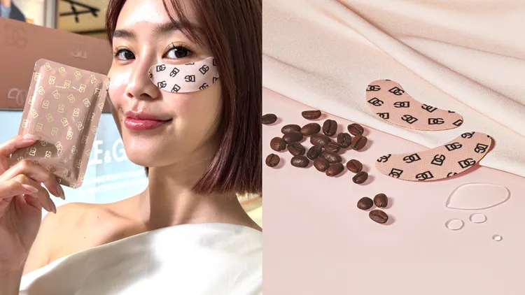 Dolce&Gabbana咖啡因抗眼袋緊緻眼膜，5入／2300元。張家玲攝、品牌提供