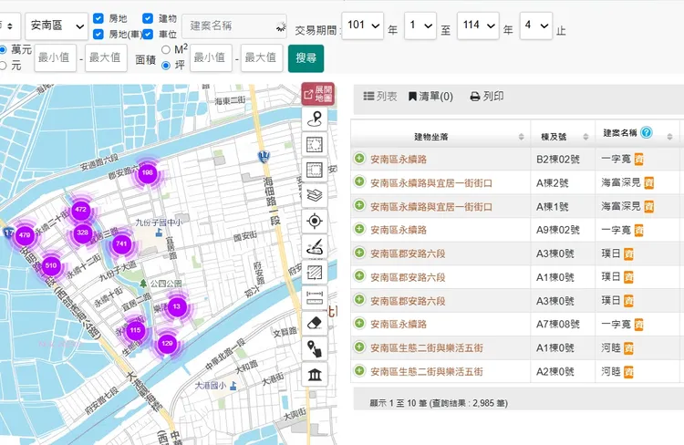 實登揭露九份子大樓與華廈成交2985戶，當中有超過1700戶(含轉售)屬泰嘉個案。