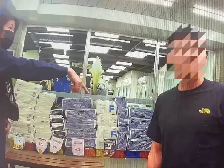 王男向警方嗆聲。桃園警分局提供