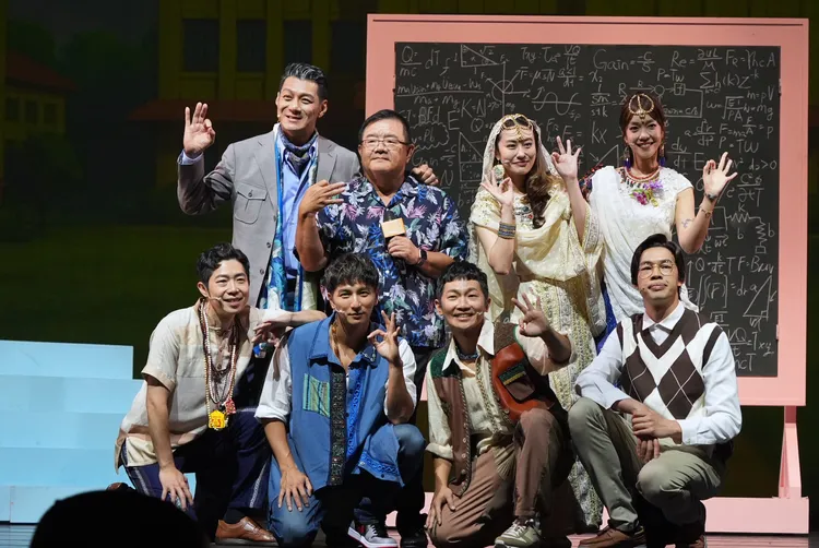 《三個傻瓜》舉行記者會。攝影中心攝