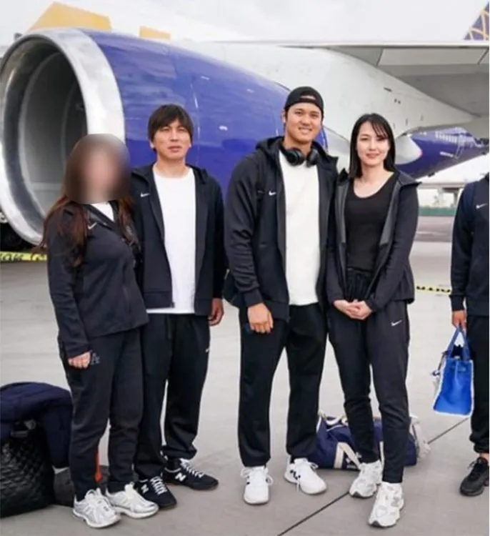 水原與大谷2對夫妻合影。翻攝自NewsPost7