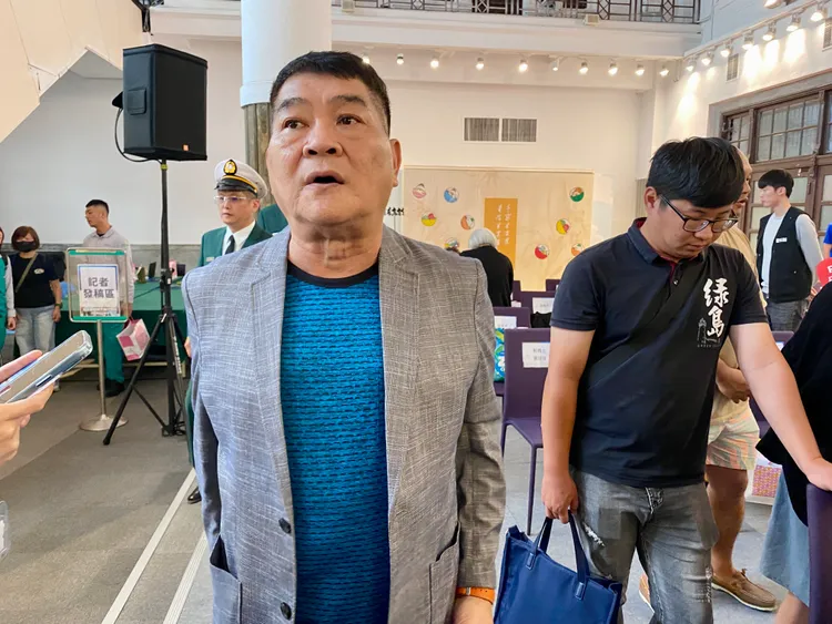 綠島鄉長謝賢裕。莊偉祺攝