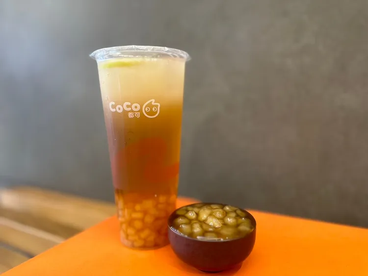 今（28日）一日限定大杯「粉角檸檬冬瓜」第二杯只要0元。CoCo提供