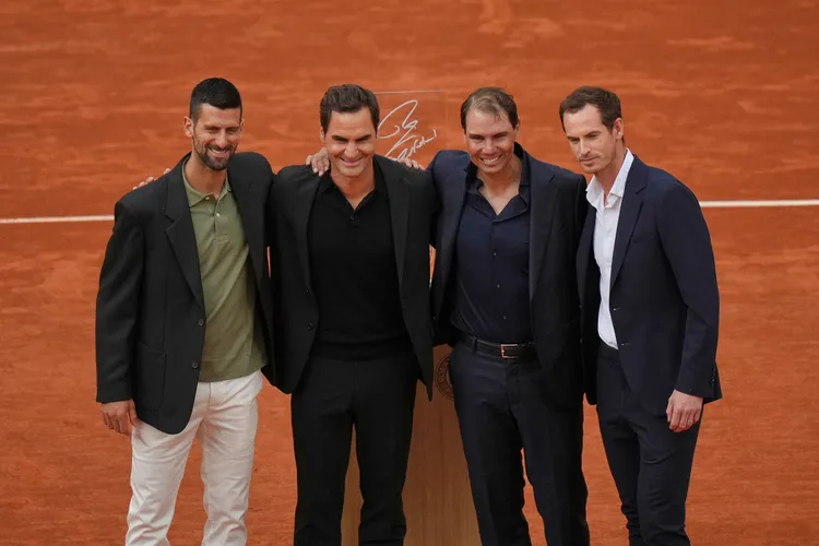 網球三巨頭Roger Federer、Novak Djokovic、Sir Andy Murray也到場