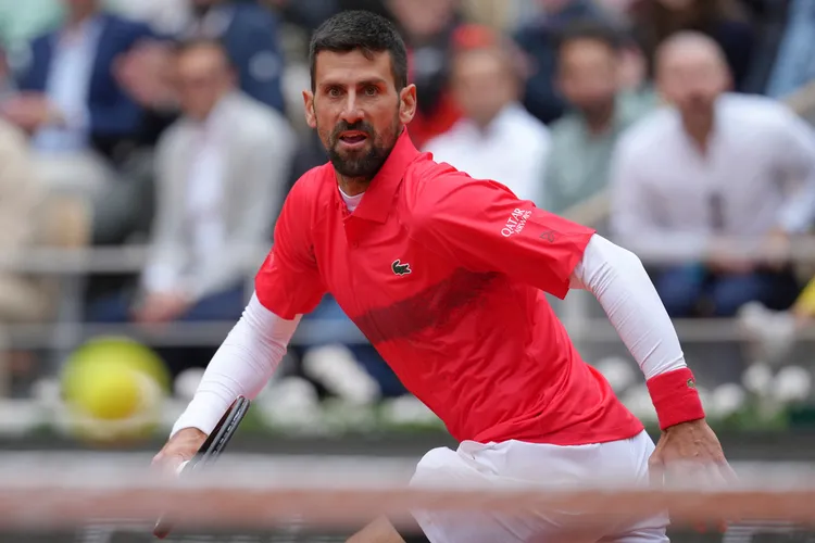 喬科維奇順利在首輪比賽中開胡。美聯社