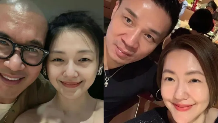 具俊曄（左）這陣子因大S猝逝而暴瘦，讓小S老公許雅鈞非常不捨。翻攝小S臉書、具俊曄IG