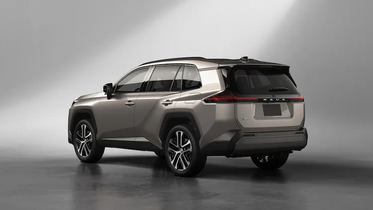 TOYOTA大改款RAV4車尾造型。原廠照片