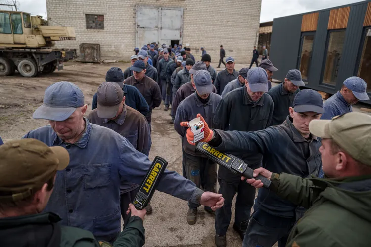 被俘虜的俄羅斯軍人。美聯社資料照片