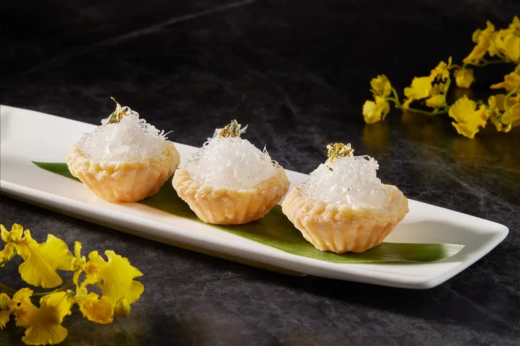 杏汁官燕蛋塔。業者提供