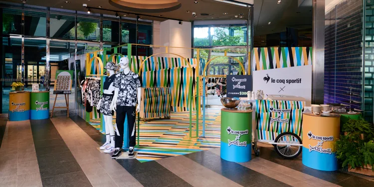 Daniel Wong團隊在信義A11打造聯名快閃店。品牌提供