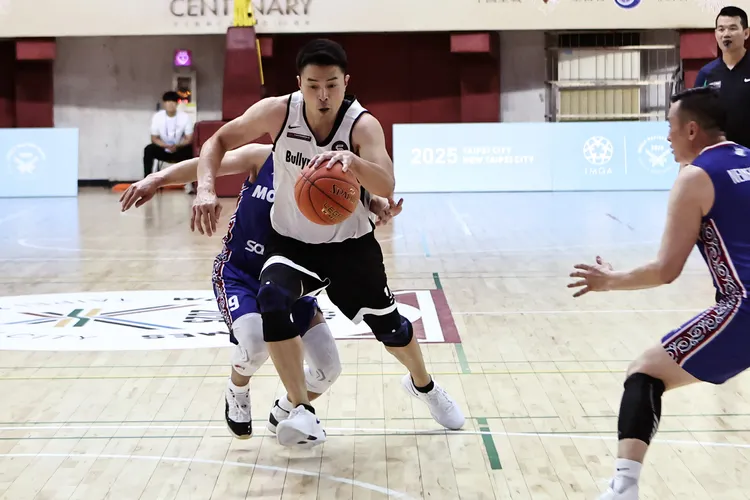 陳信安在世壯運重回籃球場。  世壯運執委會提供