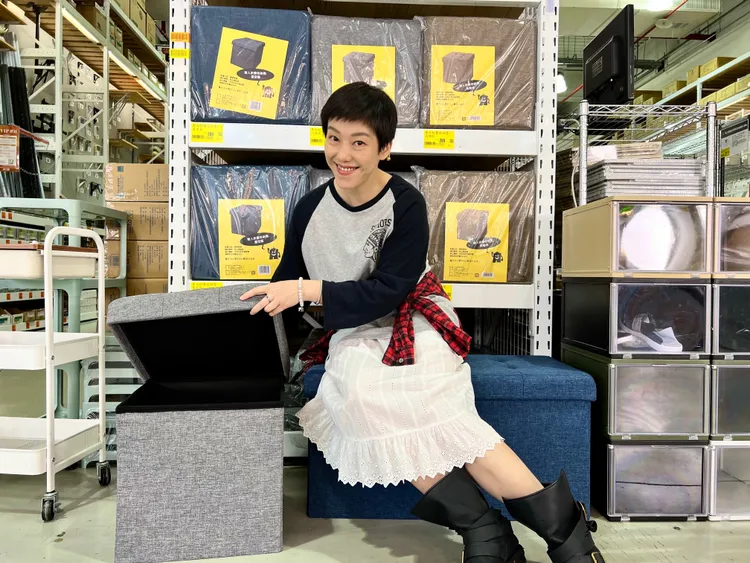 特力屋公開EDV365天優惠均一價，萬用折疊收納凳是口碑人氣款。業者提供