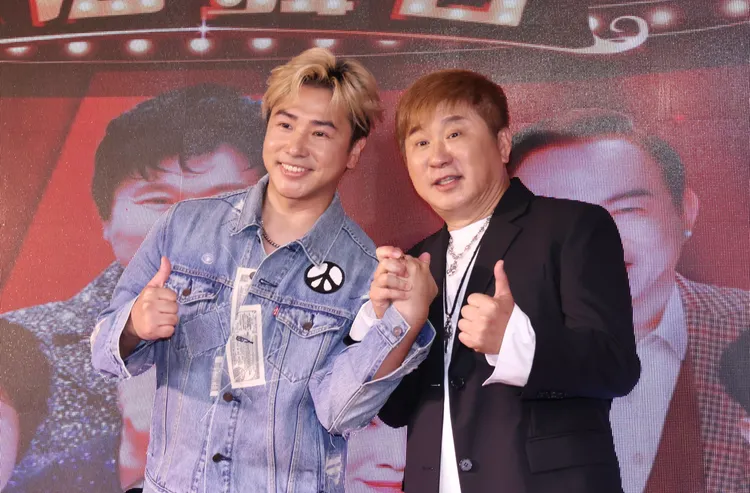 胡瓜（右）與歐漢聲師徒聯手。莊宗達攝