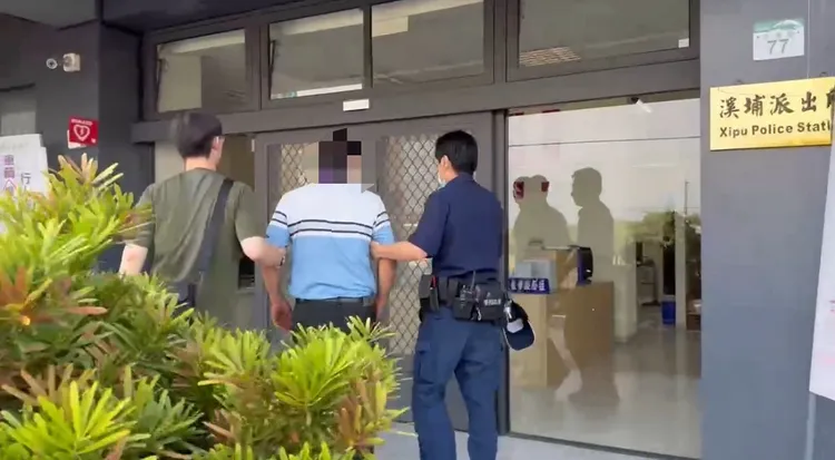 警方依竊盜罪嫌將黃男移送法辦。翻攝畫面