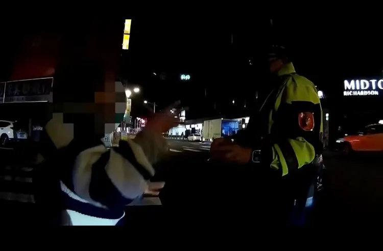 警方逮到竊賊。警方提供