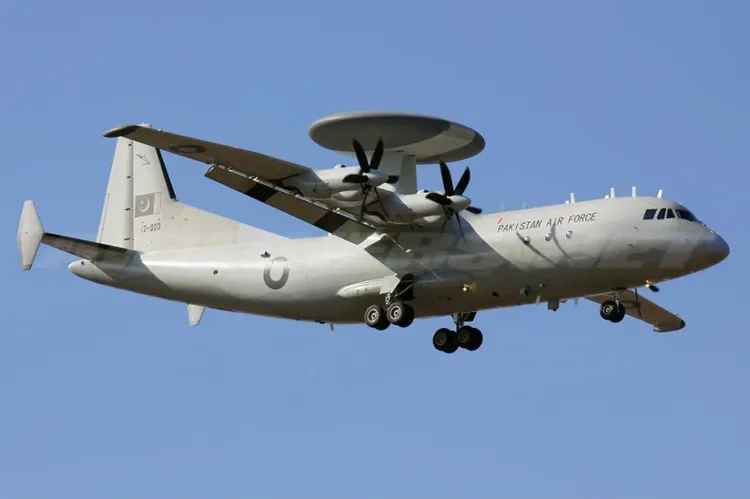 巴基斯坦購自中國的ZDK-03預警機，負責監測指揮空戰作戰體系。翻攝Department of Defense of Pakistan
