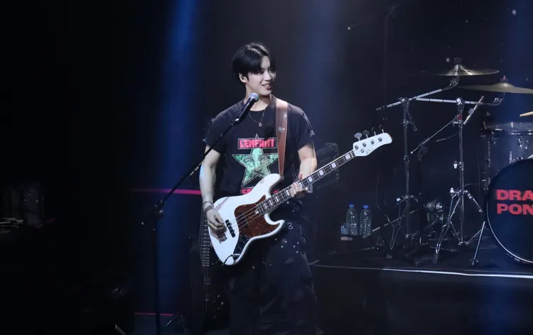 片盛鉉學了「恭喜發財」，大讚台灣粉絲都很溫暖。讀者提供