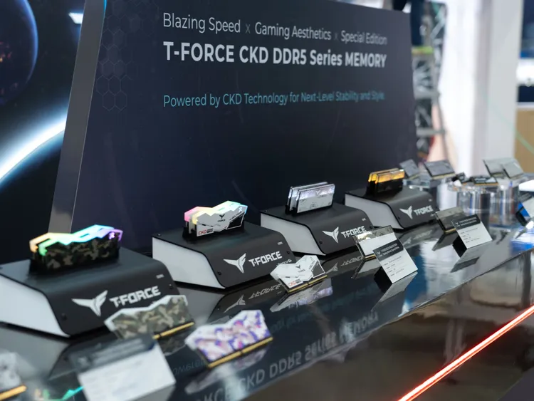 T-FORCE CKD DDR5 記憶體特別版。十銓科技提供