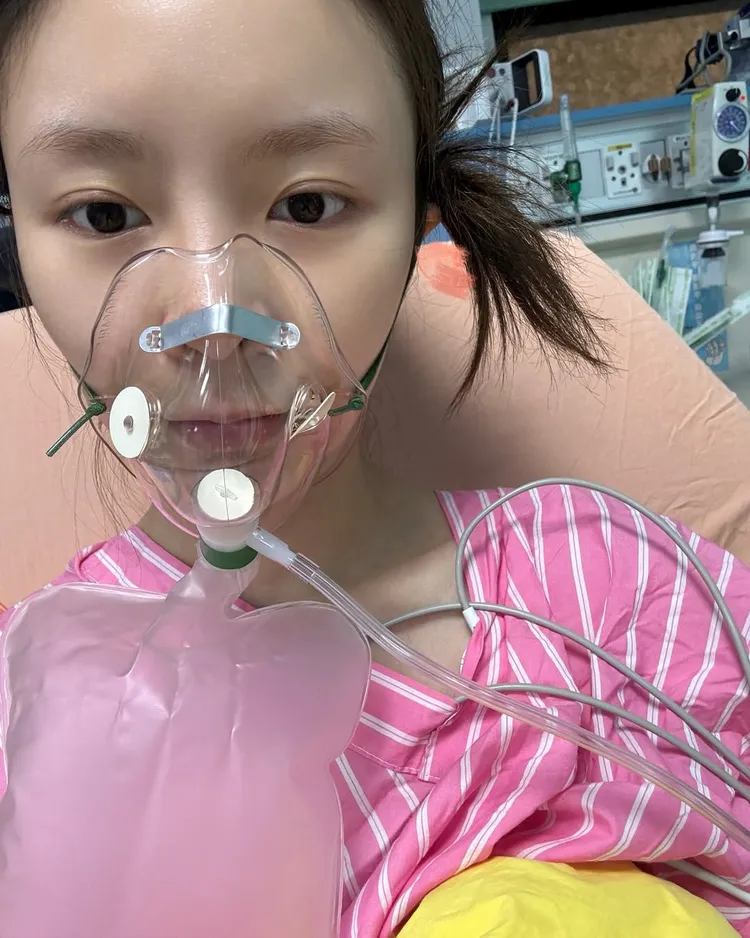 Elkie經過醫生治療後已好轉。翻攝莊錠欣Elkie IG