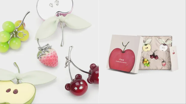 5款吊飾以「夏日水果吊飾禮盒」的獨特包裝呈現。品牌提供
