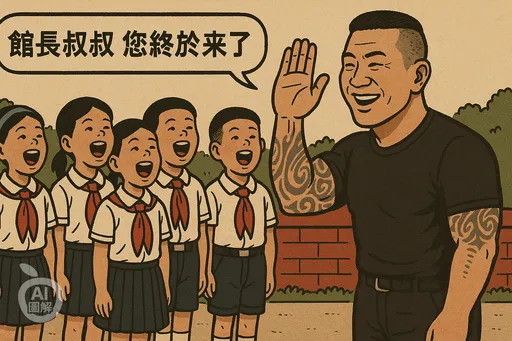 AI圖解|館長叔叔你來啦