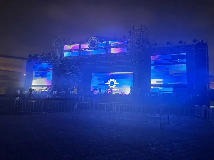 太空港音樂節帶來華語嘻哈拼盤秀。特勤中心攝