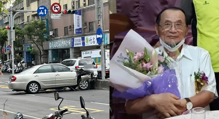 三峽車禍肇事駕駛余文正今（31）日宣告不治。左翻攝畫面、右黃家賢臉書