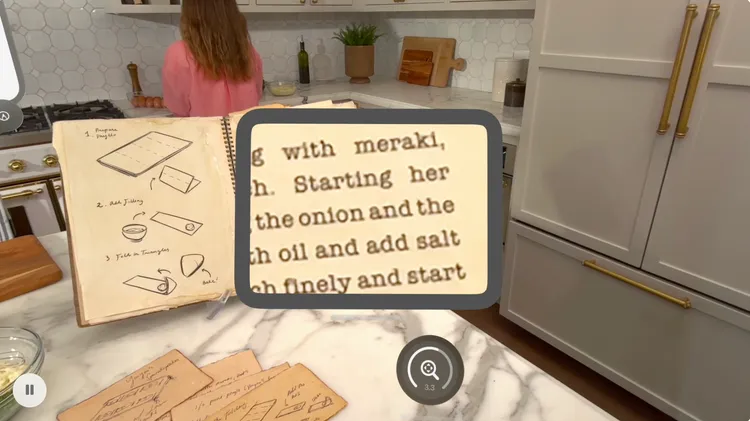 Apple Vision Pro上Zoom功能的強大更新讓使用者可透過主相機放大視野中的所有內容。Apple提供