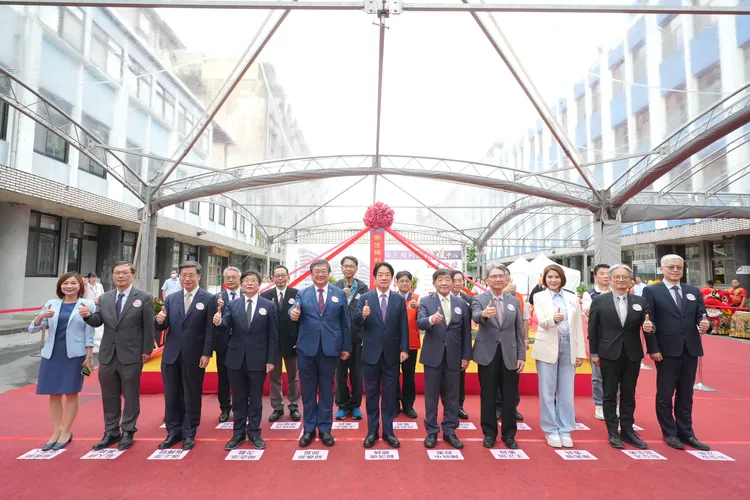 衛福部防疫中心動土典禮。疾管署提供