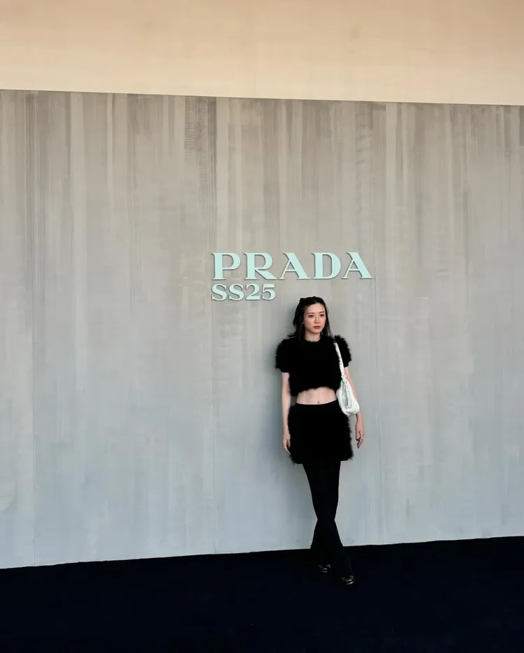 永野芽郁是PRADA時裝秀的常客。翻攝永野芽郁IG