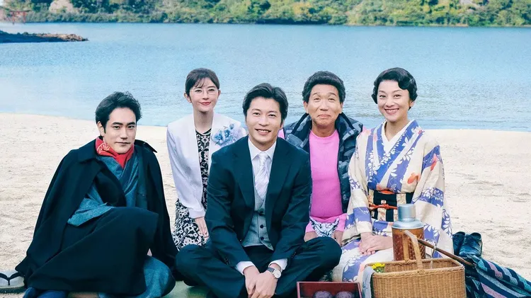 田中圭（中）主演《喂，太宰》以一鏡到底為賣點。翻攝WOWOW