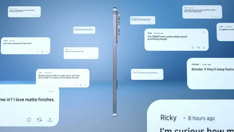 S25 edge支援Galaxy AI與Gemini服務。翻攝三星官方YouTube