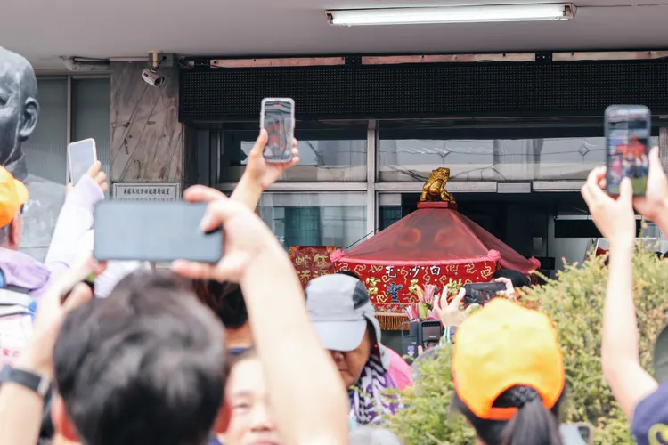 白沙屯媽祖所到之處都造成轟動。民眾提供