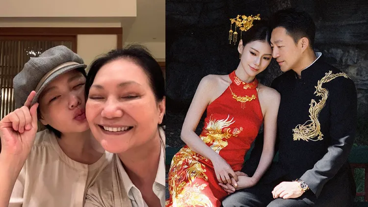 大S過世後，S媽和前女婿汪小菲之間暗潮洶湧。翻攝S媽臉書、時尚新娘官方微博