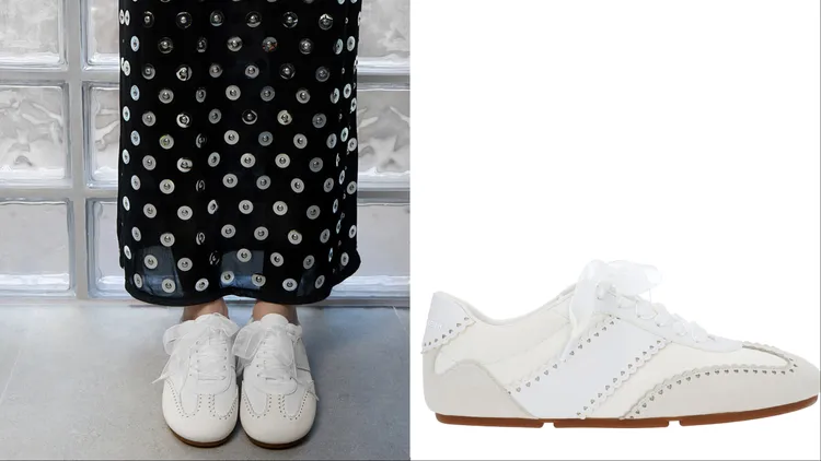 小CK Cece緞帶雕花休閒鞋，2390元。品牌提供